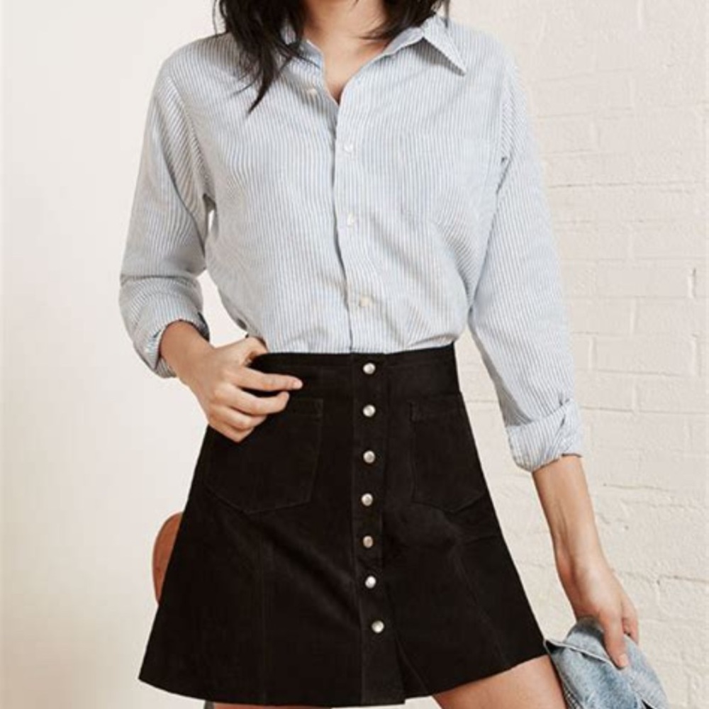 Reformation Tucson Skirt Black